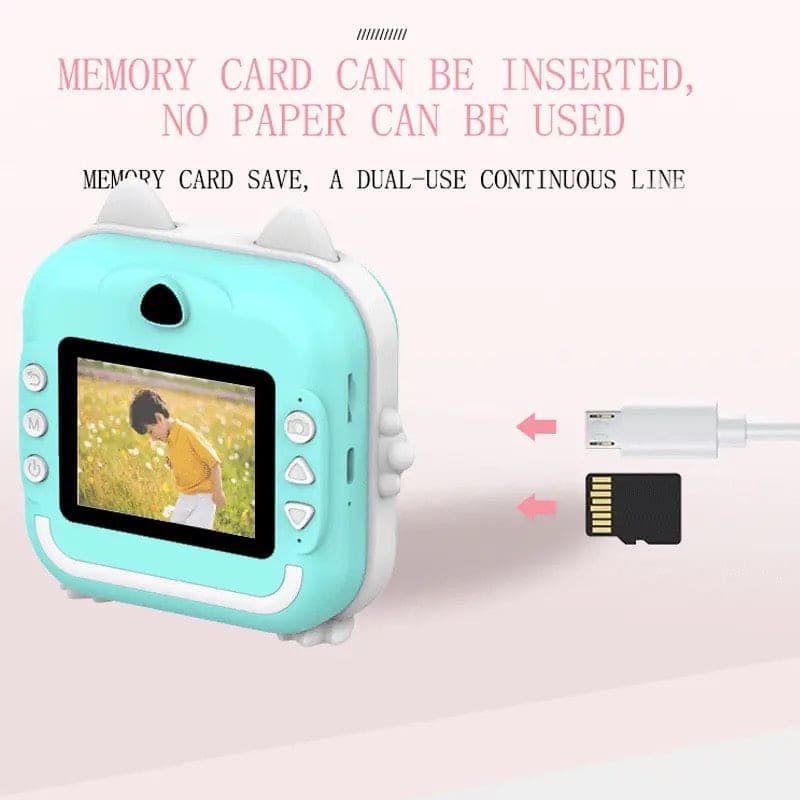 Cat Camera Printer, Children Instant Print Camera, Kids Photography Digital Photo Camera, 2-in-1 Portable Digital Camera, Pocket Printer With Thermal Paper Roll, Mini Bluetooth Photo Printer Camera Cat Camera Printer, Children Instant Print Camera, Kids Photography Digital Photo Camera, 2-in-1 Portable Digital Camera, Pocket Printer With Thermal Paper Roll, Mini Bluetooth Photo Printer Camera
